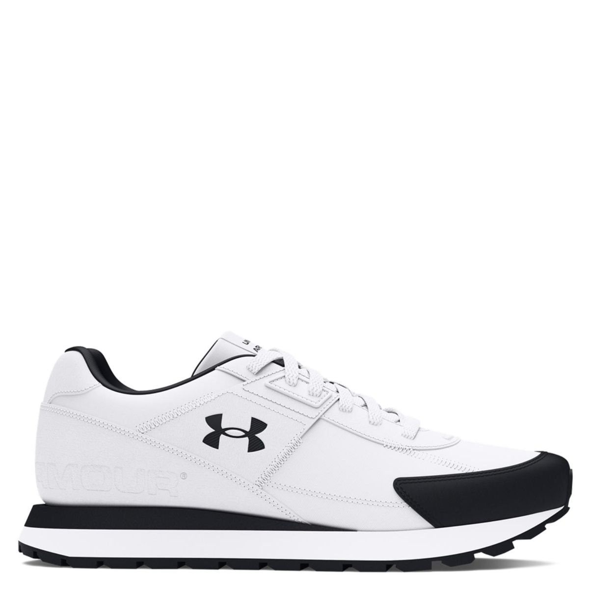 UNDER ARMOUR - Tenis Under Armour Moda Essential Runner Hombre Blancos