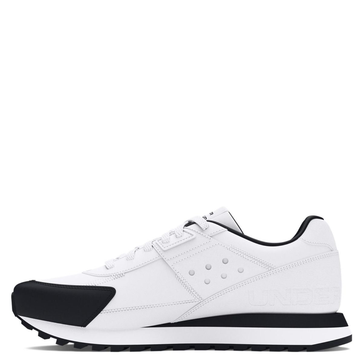 UNDER ARMOUR - Tenis Under Armour Moda Essential Runner Hombre Blancos