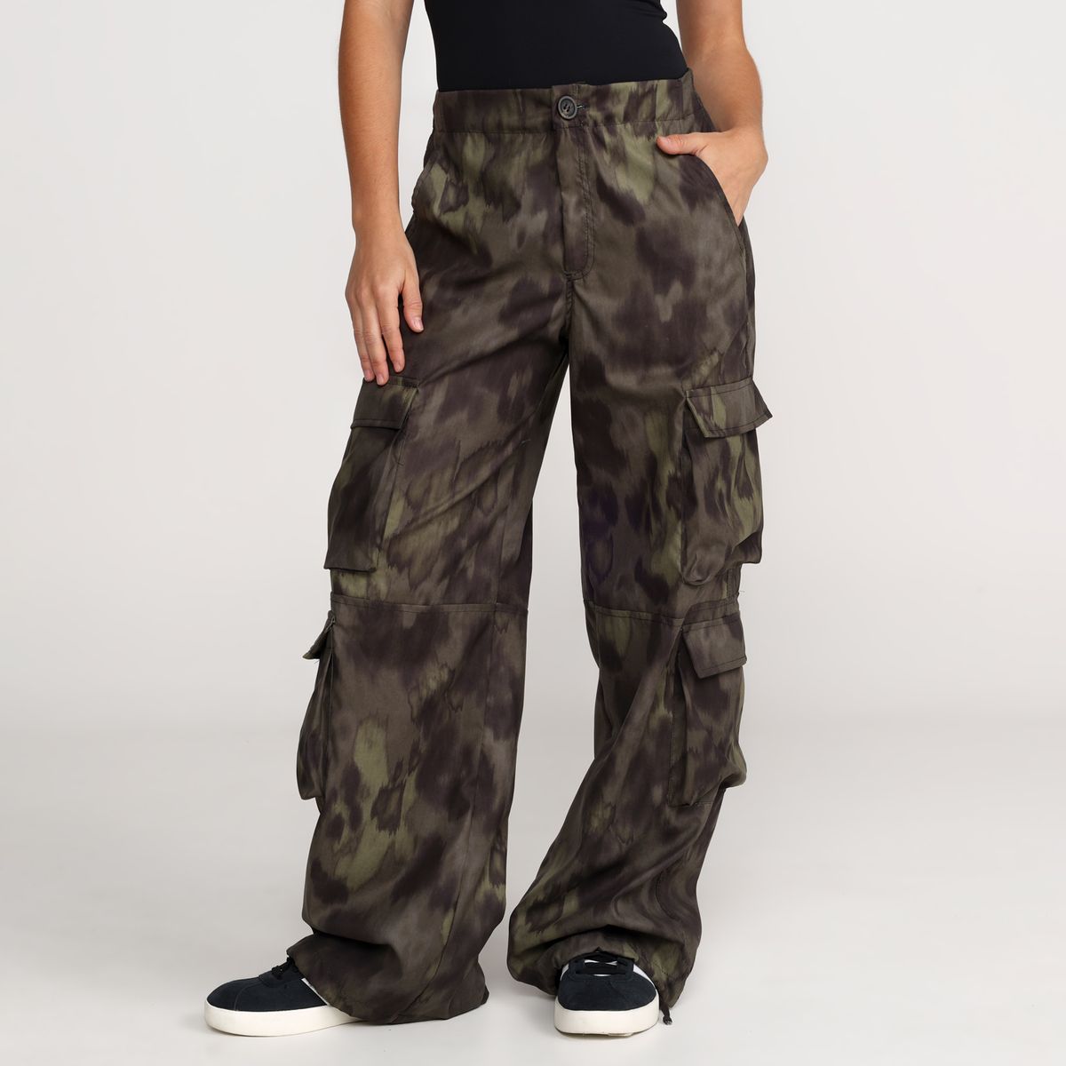 DENIMLAB - Pantalón Recto Mujer Tiro alto Denimlab