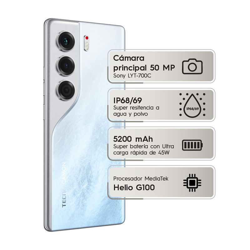 TECNO MOBILE - Celular Camon 40 Pro |4G |256 GB |8GB RAM