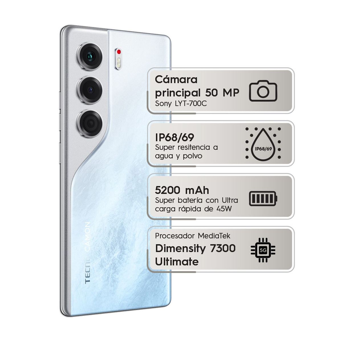 TECNO MOBILE - Celular Camon 40 Pro |5G |256 GB |8GB RAM