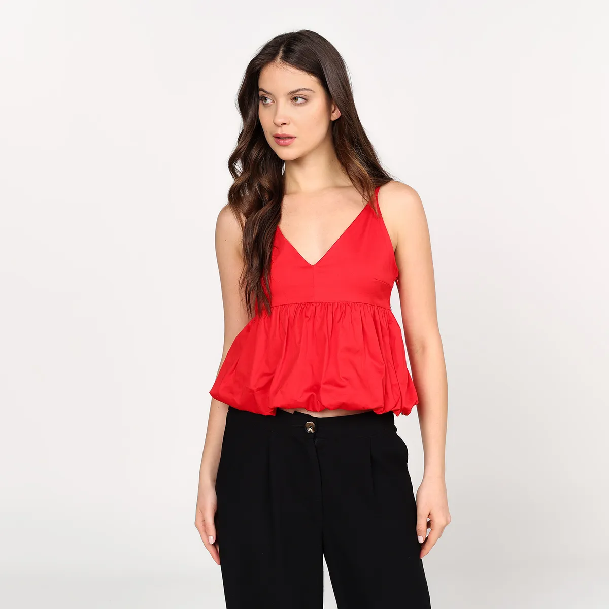 BASEMENT - Top Mujer Sin mangas de Algodón Basement 