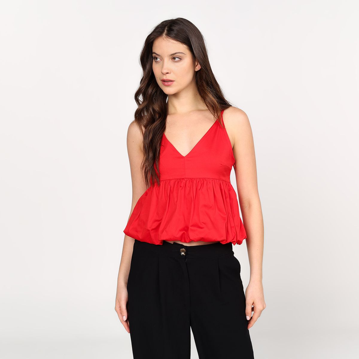 BASEMENT - Top Mujer Sin mangas de Algodón Basement 