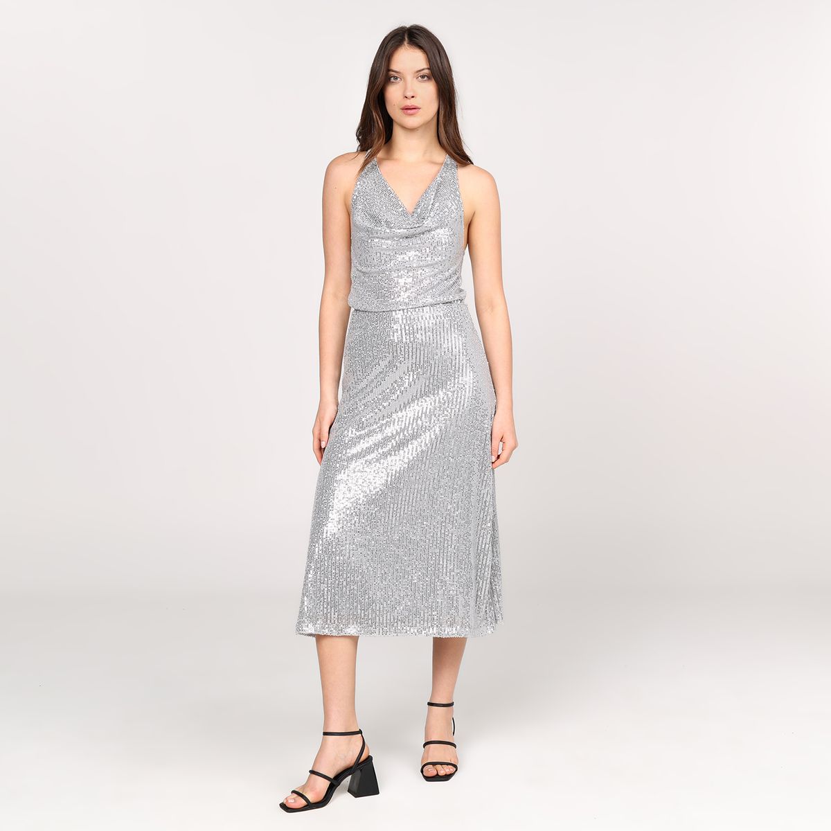 BASEMENT - Blusa Mujer con Lentejuelas Sin mangas Basement 