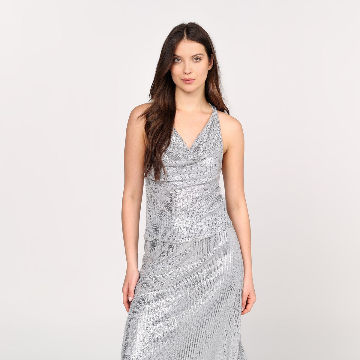 BASEMENT - Blusa Mujer con Lentejuelas Sin mangas Basement 