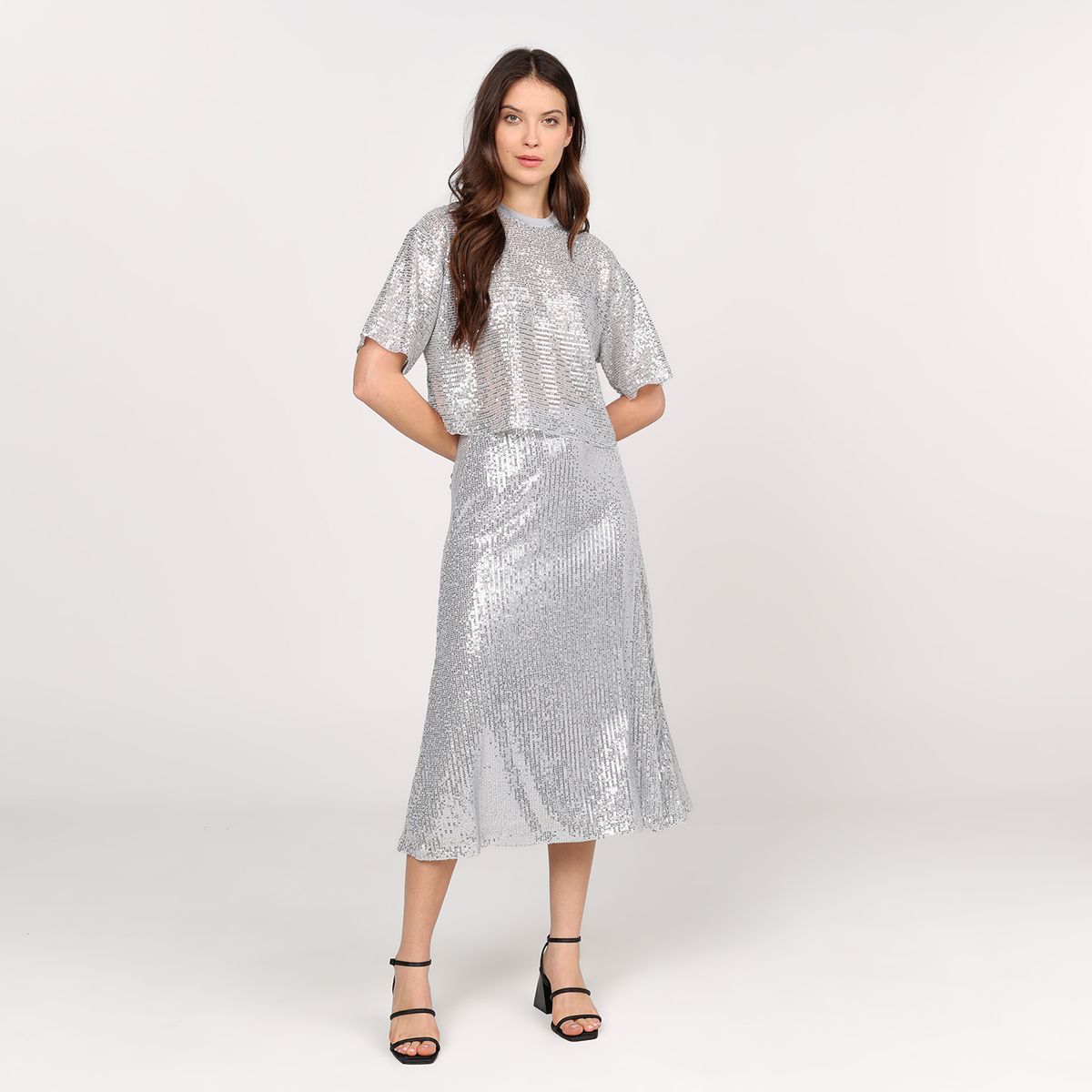 BASEMENT - Falda Midi Mujer Basement