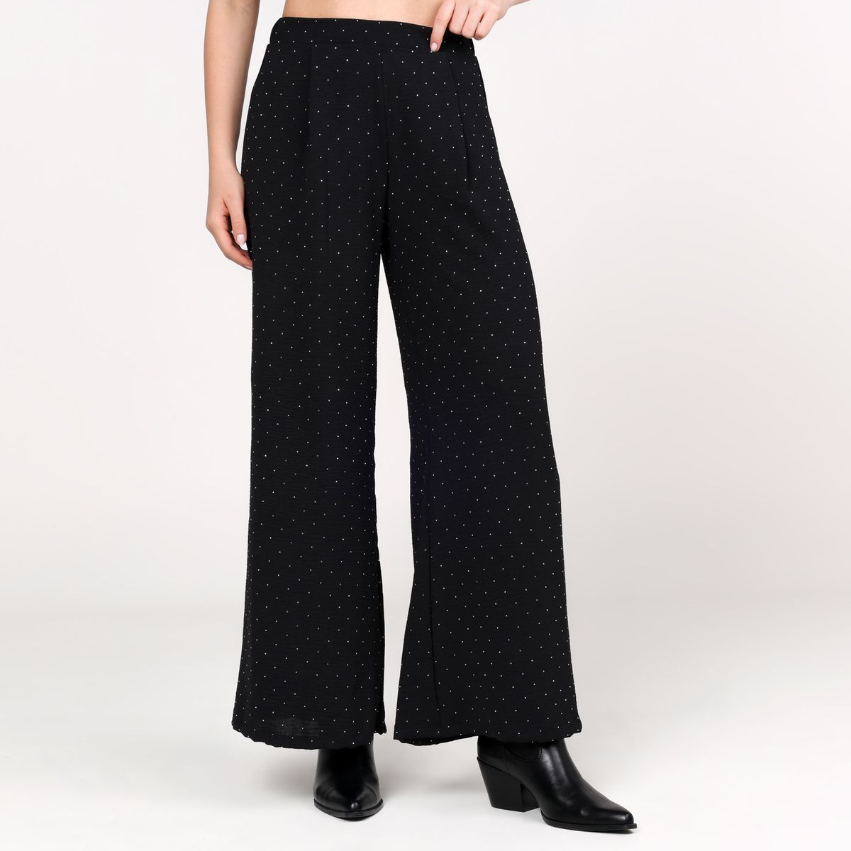 BASEMENT - Pantalón Recto Mujer Tiro alto Basement