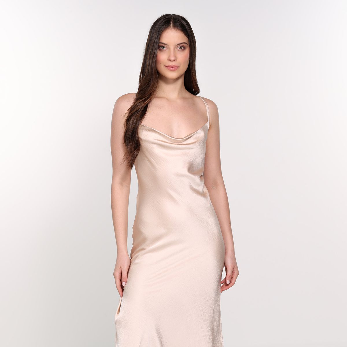 BASEMENT - Vestido Mujer Largo Casual Basement