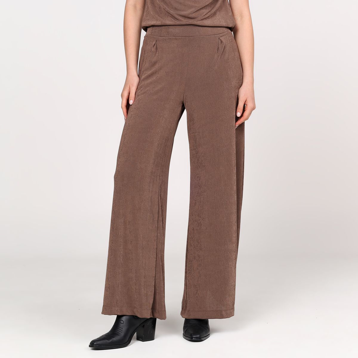 BASEMENT - Pantalón Palazzo Mujer Tiro alto Basement