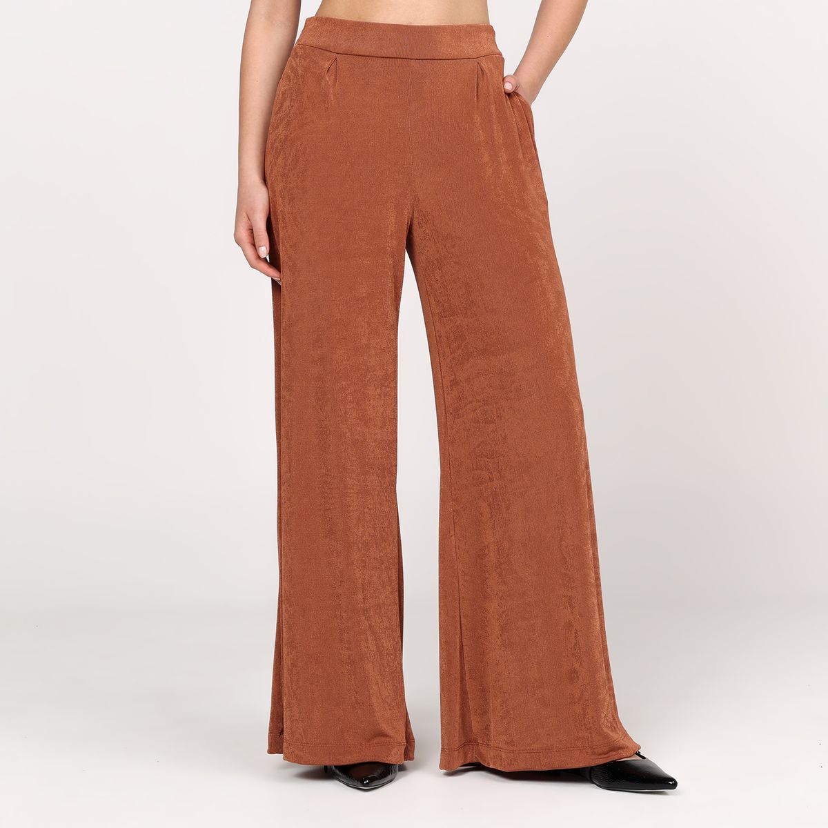 BASEMENT - Pantalón Palazzo Mujer Tiro alto Basement