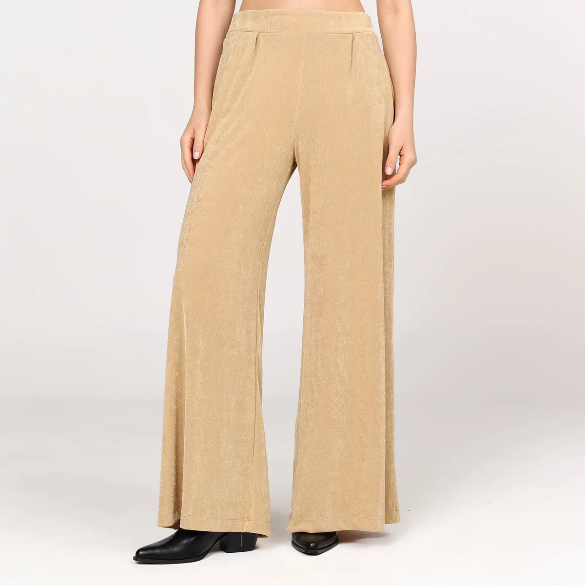 BASEMENT - Pantalón Palazzo Mujer Tiro alto Basement