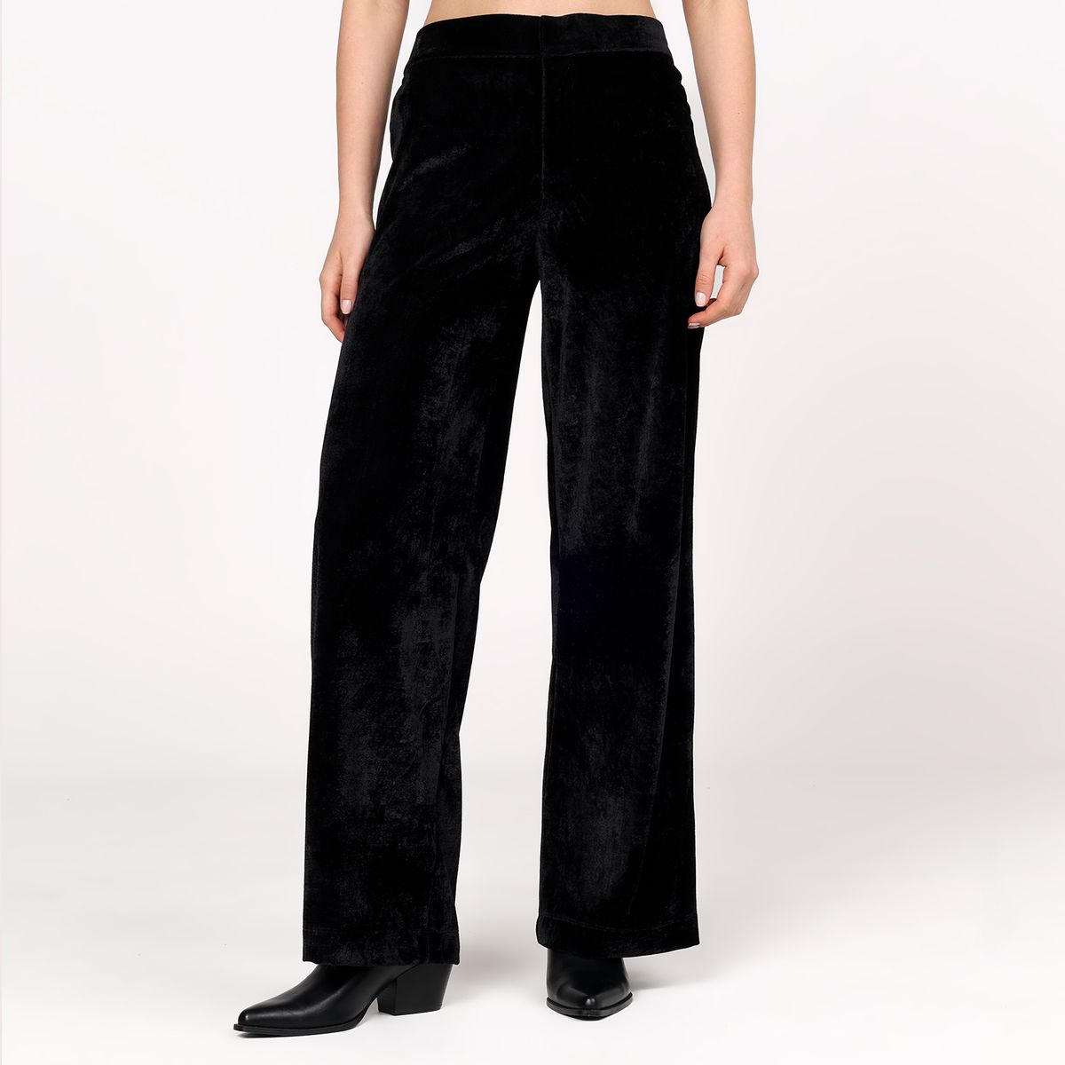 BASEMENT - Pantalón Recto Mujer Tiro alto Basement