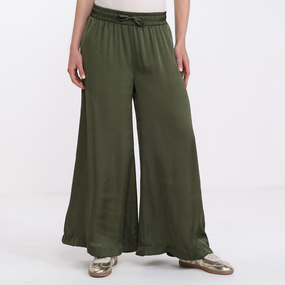 BASEMENT - Pantalón Recto Mujer Tiro alto Basement