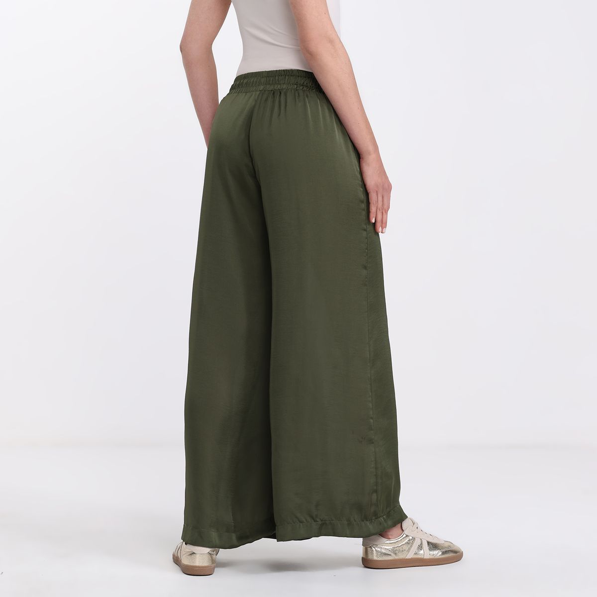 BASEMENT - Pantalón Recto Mujer Tiro alto Basement