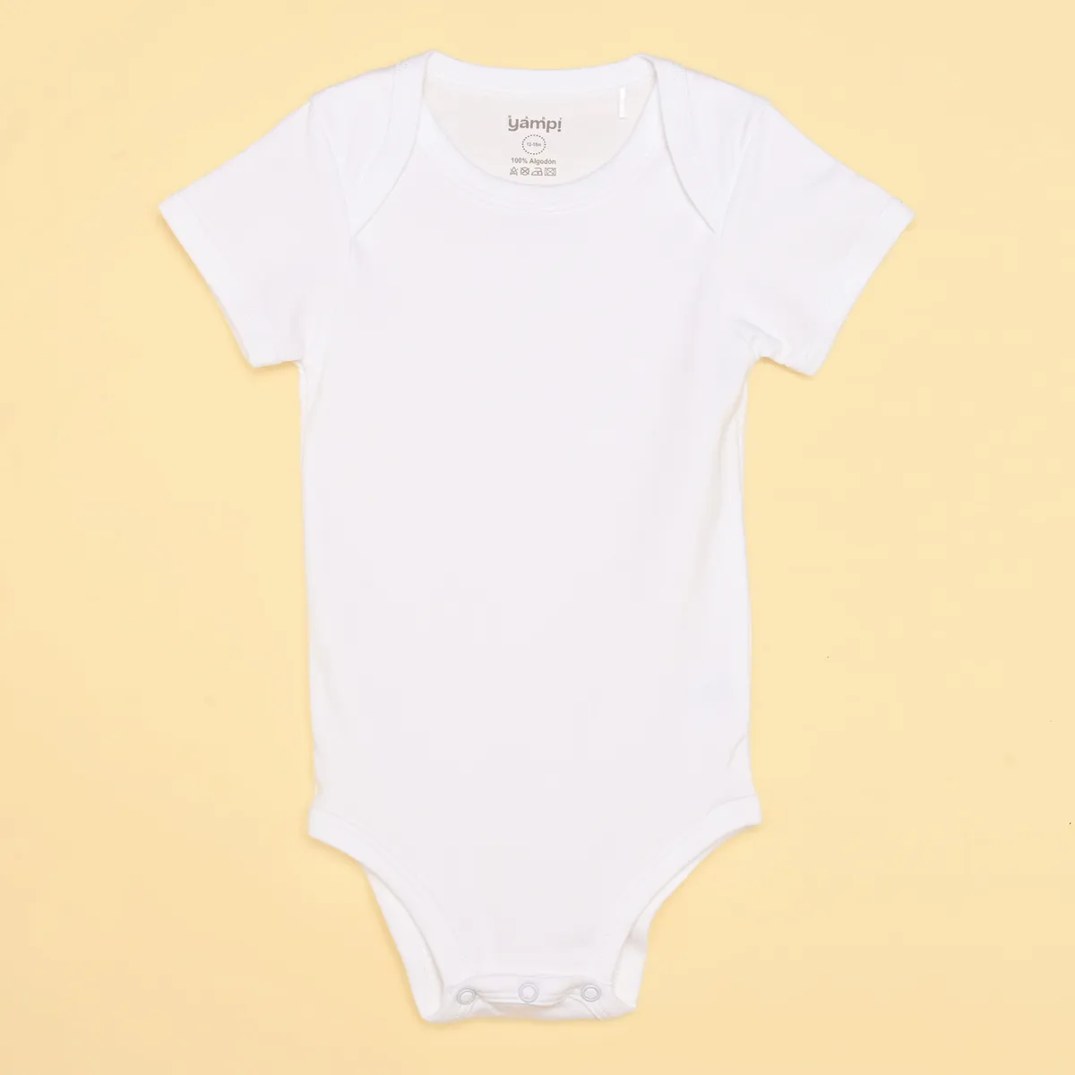 YAMP - Bodies para bebé Unisex Pack de 3 unidades Manga corta de Algodón peruano Yamp