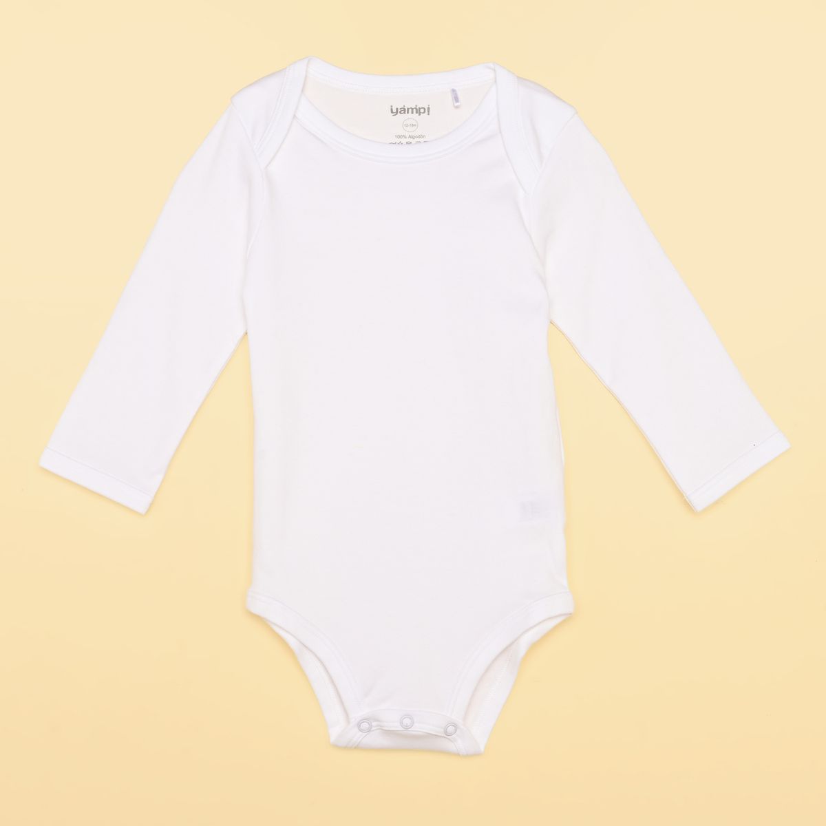 YAMP - Bodies para bebé Unisex  Pack de 5 unidades Manga larga de Algodón peruano Yamp