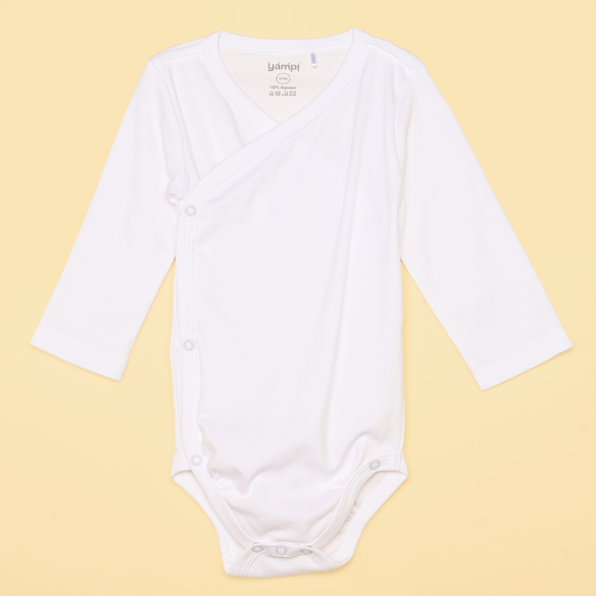 YAMP - Bodies para  bebé Unisex Pack de 3 unidades Manga larga de Algodón peruano Yamp