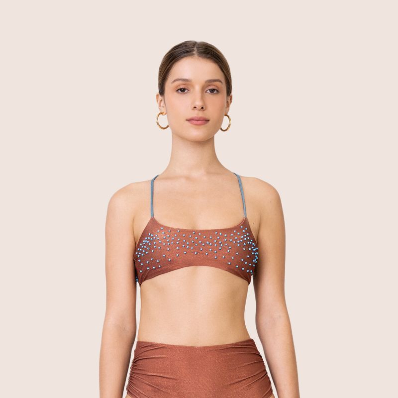 ONDA DE MAR - Top de vestido de baño MAVI Onda de Mar