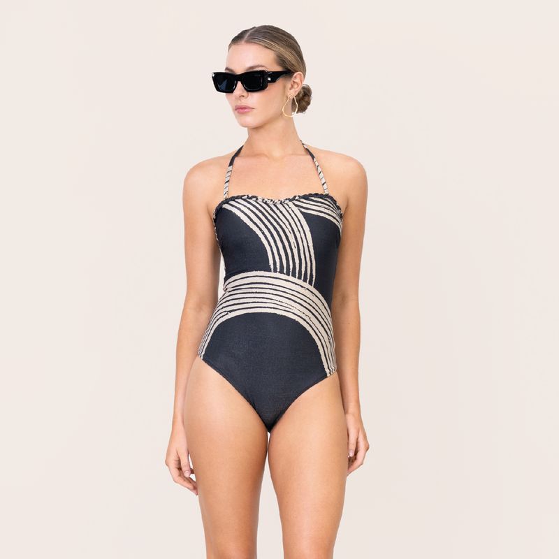 ONDA DE MAR - Vestido de Baño Enterizo JAZHA Onda de Mar