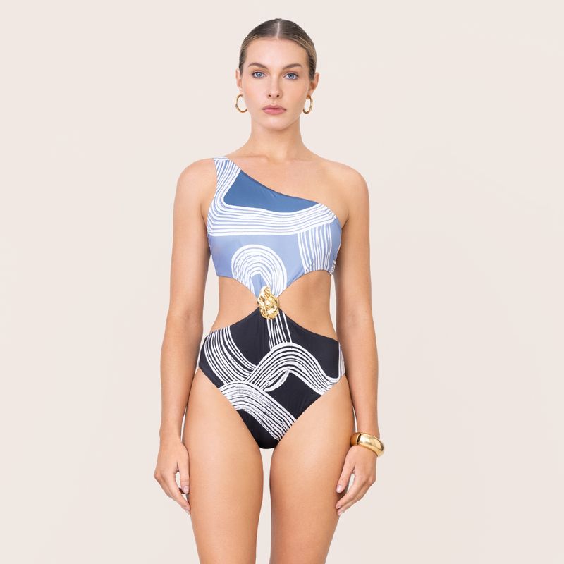 ONDA DE MAR - Vestido de Baño Trikini ALENA Onda de Mar