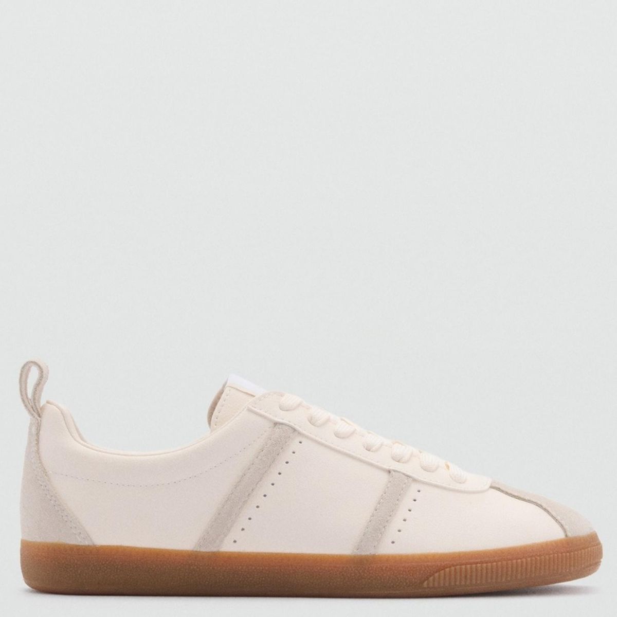 MANGO - Tenis Mango Moda Win Mujer Blancos