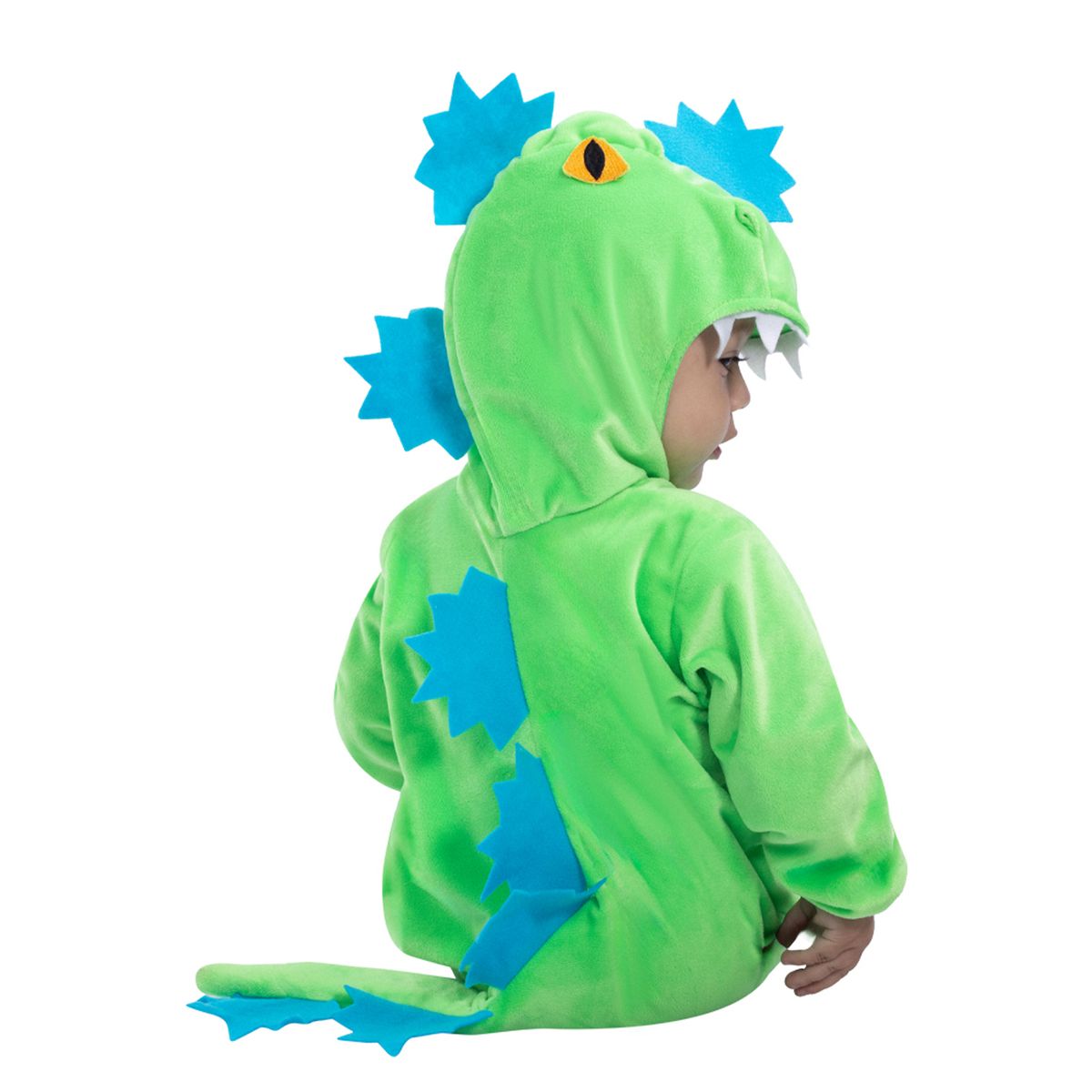 FANTASTIC NIGHT - Disfraz para Bebé Dinosaurio Verde Animal