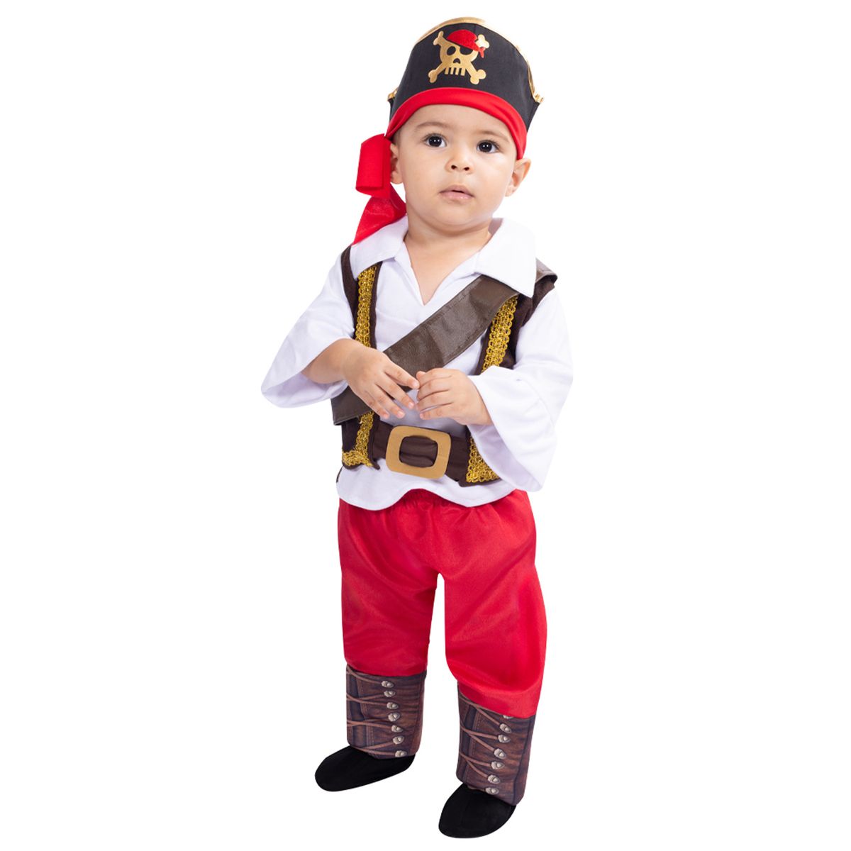 FANTASTIC NIGHT - Disfraz para Bebé niño Pirata Aventurero fantasía