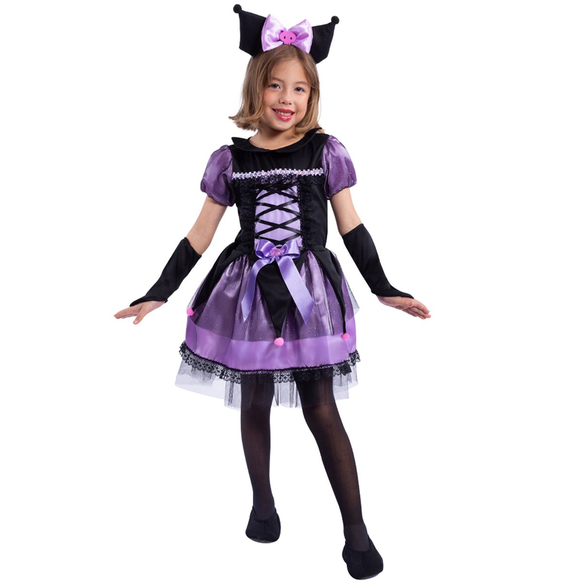 FANTASTIC NIGHT - Disfraz para niña conejita gótica animal fantasía terror