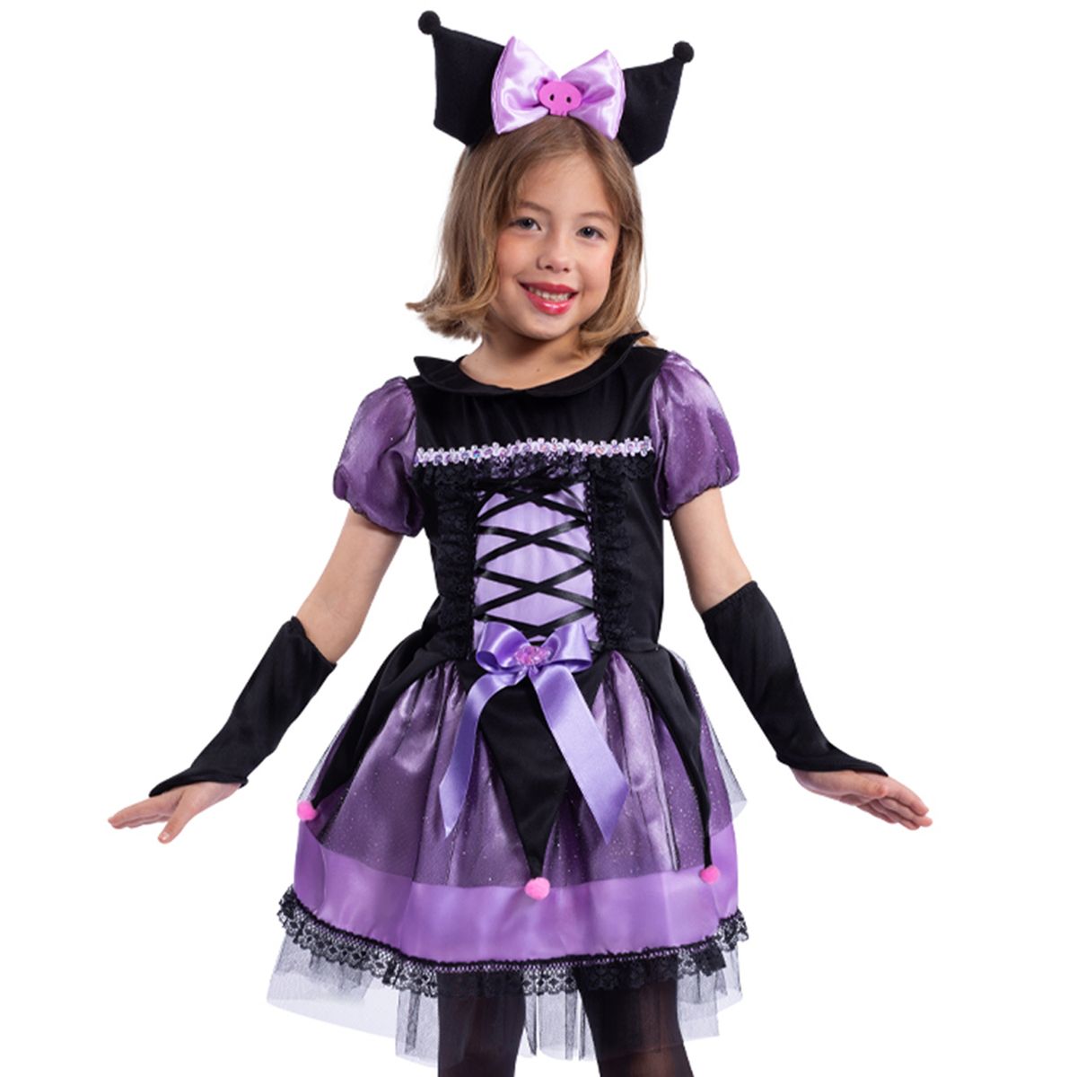 FANTASTIC NIGHT - Disfraz para niña conejita gótica animal fantasía terror