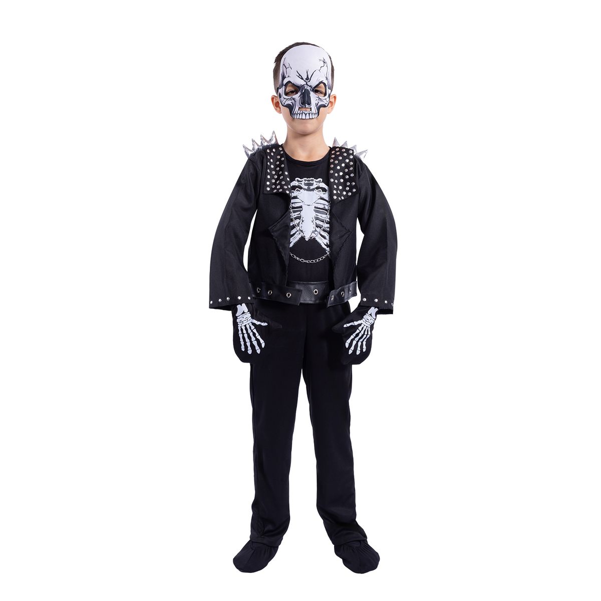 FANTASTIC NIGHT - Disfraz para niño Rock Skull fantasía terror