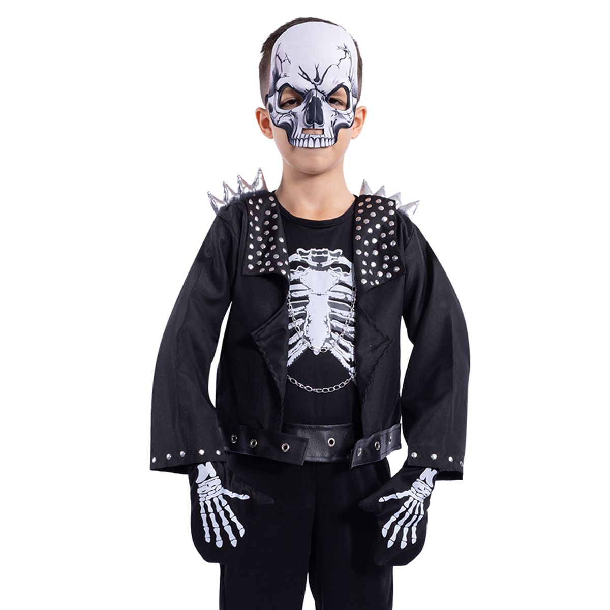 FANTASTIC NIGHT - Disfraz para niño Rock Skull fantasía terror