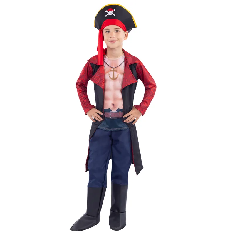 FANTASTIC NIGHT - Disfraz para niño pirata anime fantasía