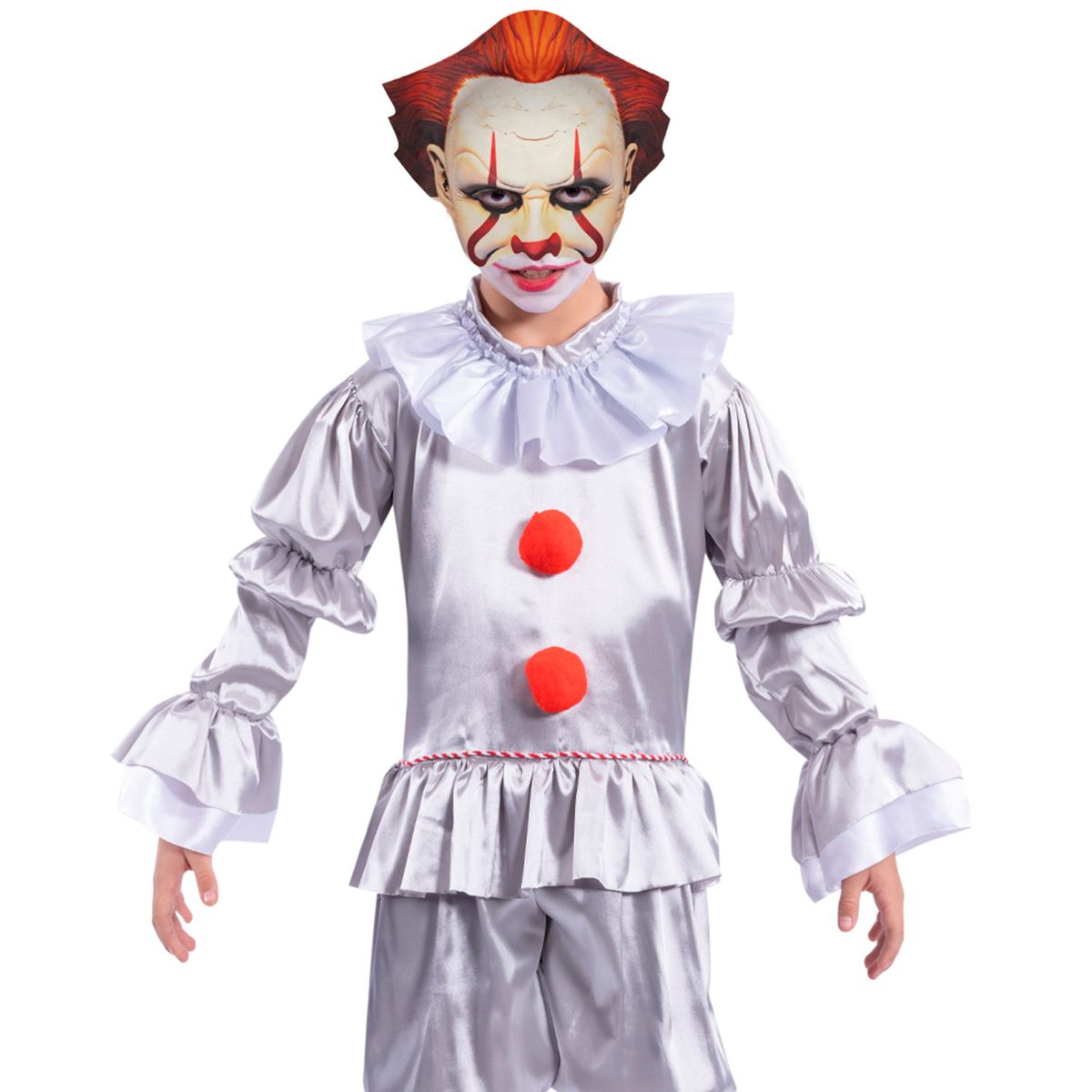 FANTASTIC NIGHT - Disfraz para niño payaso malvado fantasía terror