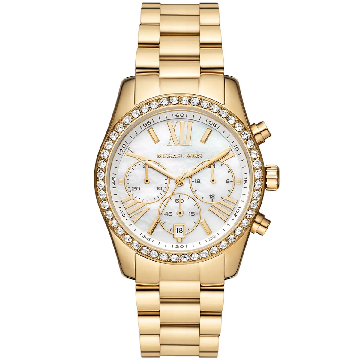 MICHAEL KORS - Reloj Mujer Michael Kors Lexington. Reloj Acero Inoxidable Dorado MK7241