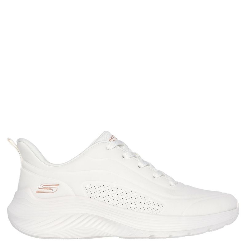 SKECHERS - Tenis Skechers Moda Bobs Squad Waves Just Wading Mujer Blancos