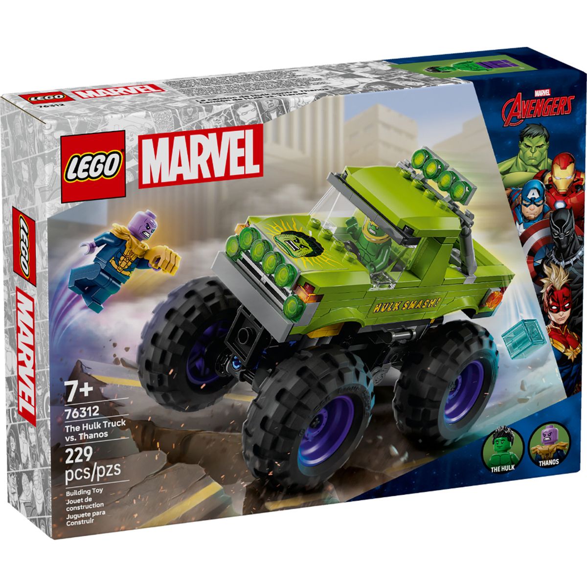 LEGO - LEGO: Carro Avengers. Camión Hulk vs Thanos