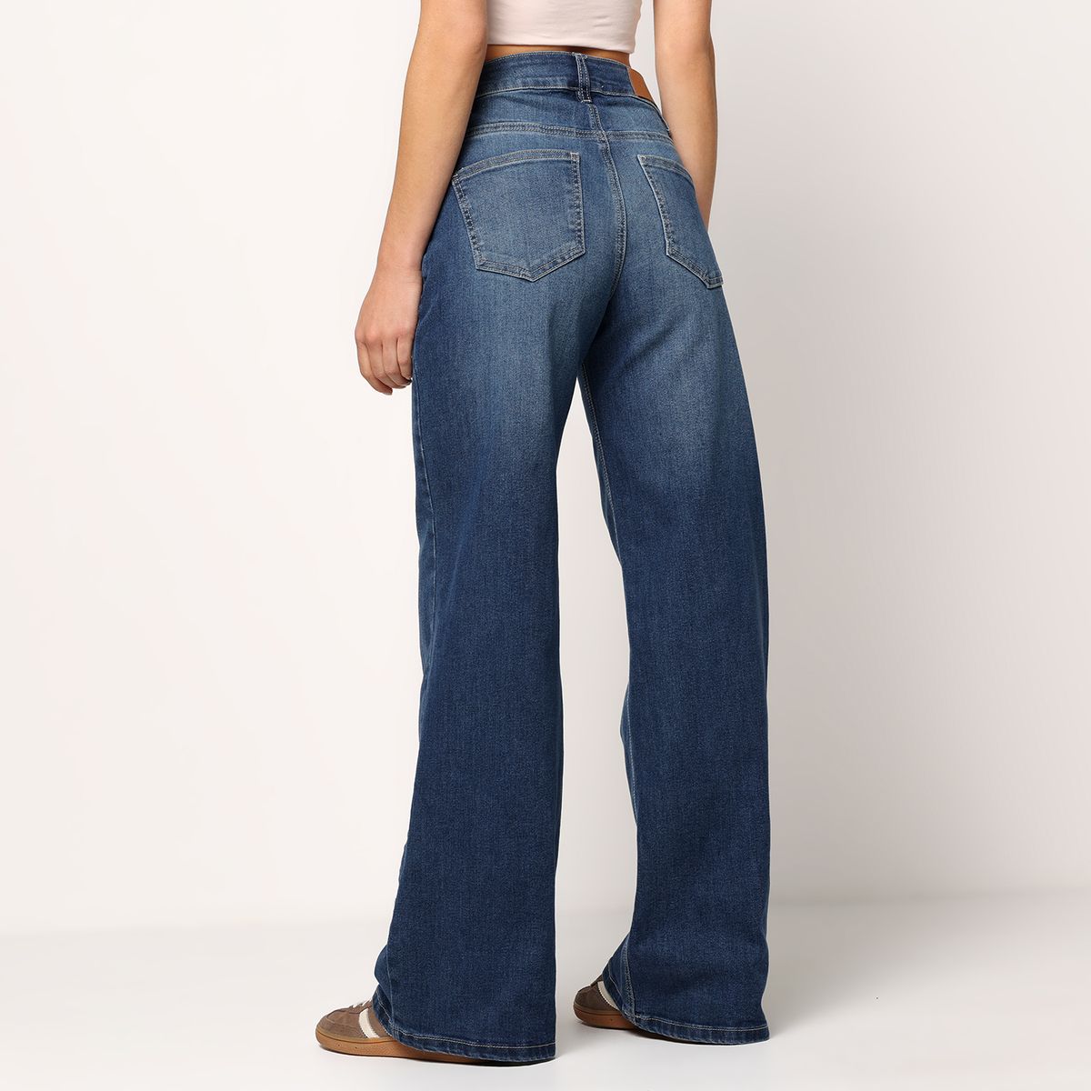 SYBILLA - Jean Wide leg Mujer Tiro alto Sybilla