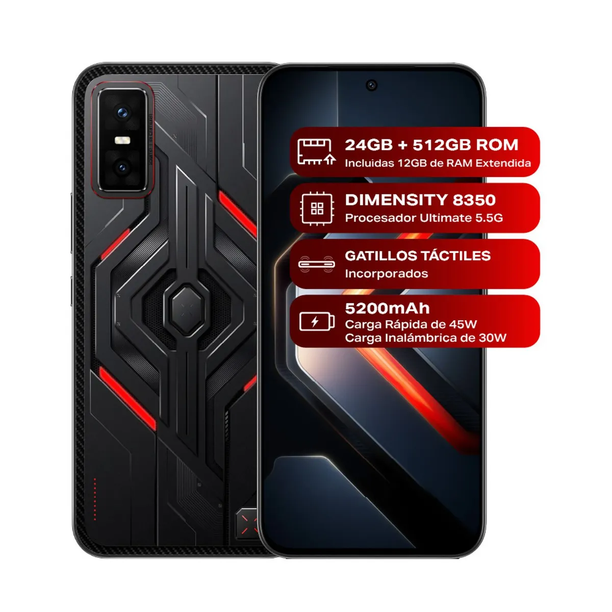 INFINIX - Celular GT 30 PRO |5G |512 GB |12GB RAM