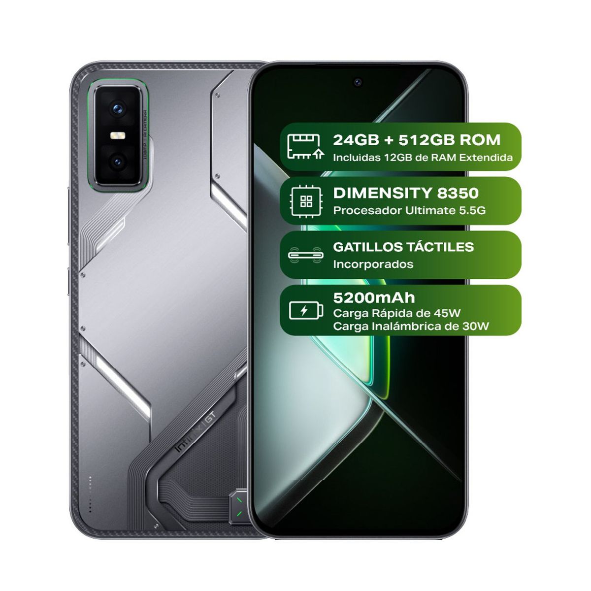 INFINIX - Celular GT 30 PRO |5G |512 GB |12GB RAM