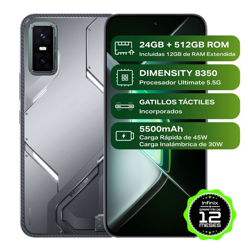 INFINIX - Celular GT 30 PRO |5G |512 GB |12GB RAM