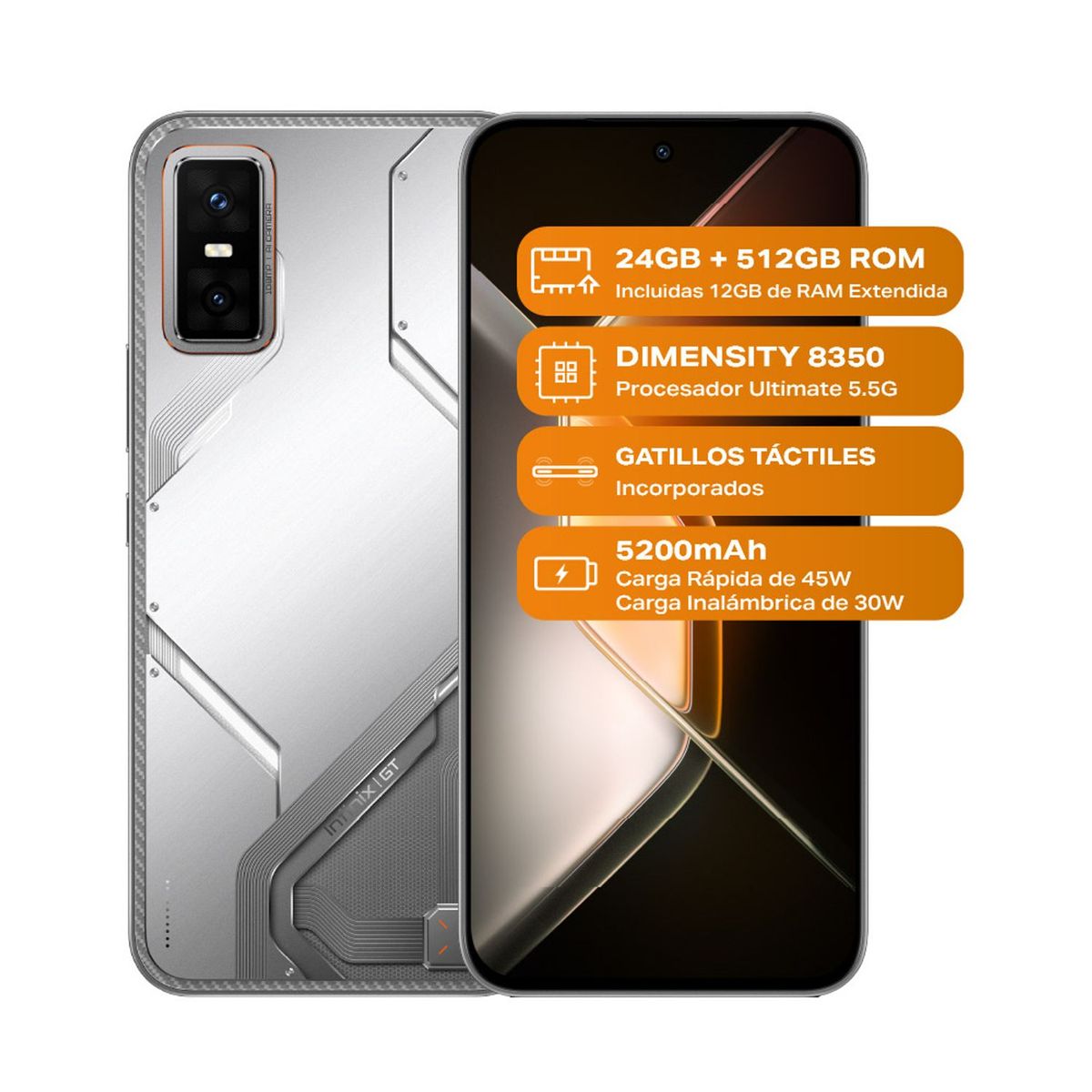 INFINIX - Celular GT 30 PRO |5G |512 GB |12GB RAM