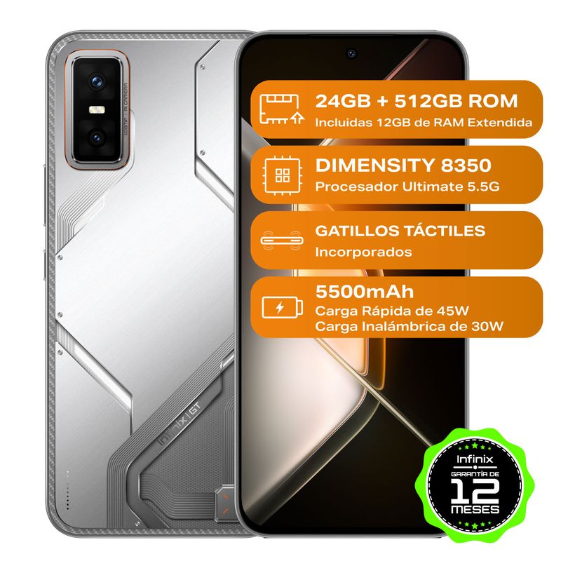 INFINIX - Celular GT 30 PRO |5G |512 GB |12GB RAM