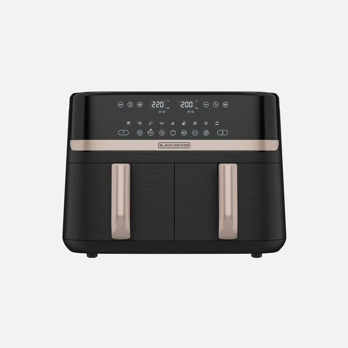 BLACK+DECKER - Freidora de Aire B+D 9lt doble cesta AFBD92