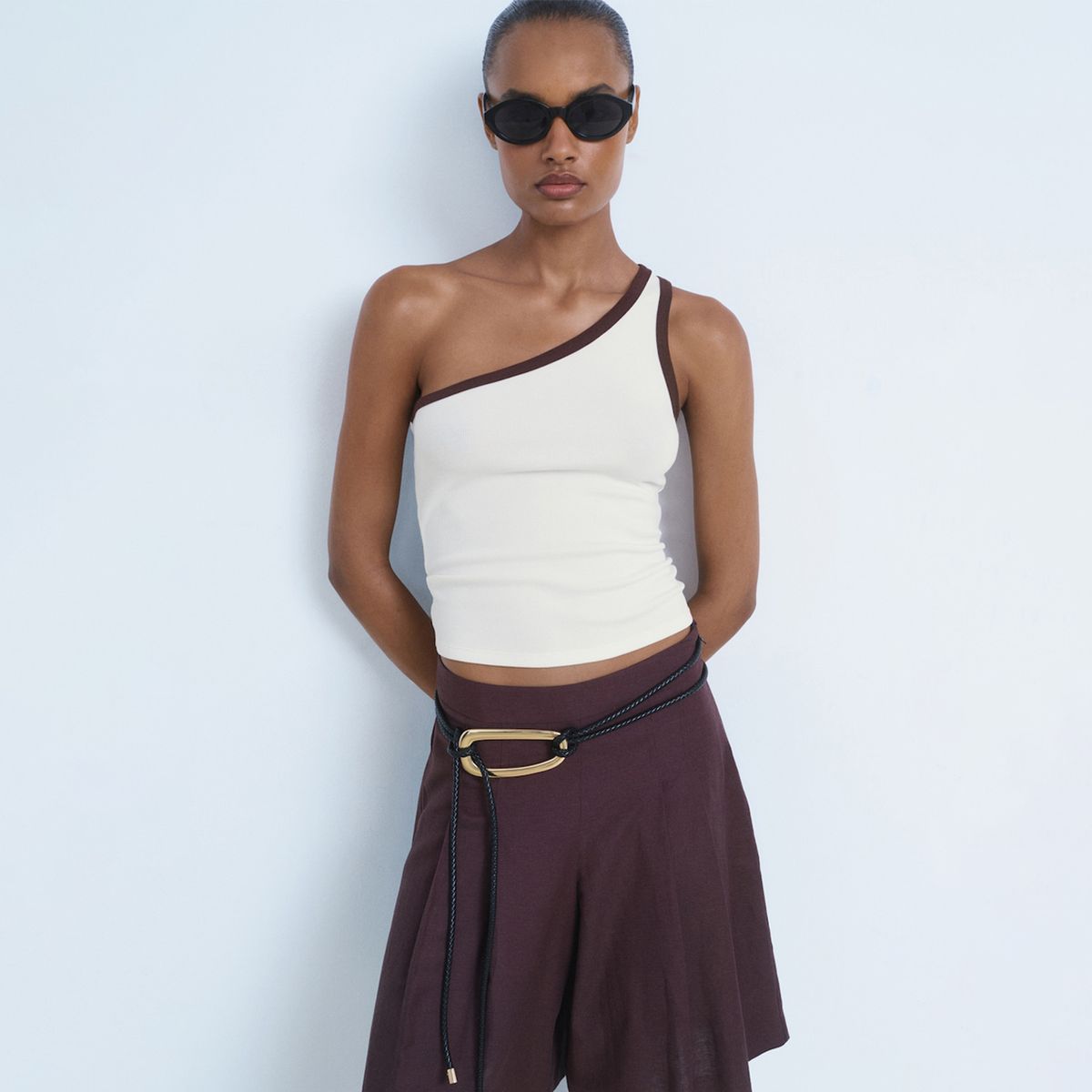 MANGO - Top Mujer Sin mangas MANGO