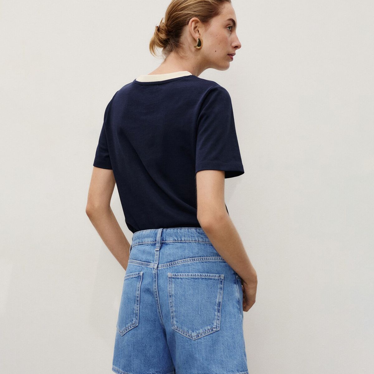 MANGO - Short Mujer Tiro alto MANGO