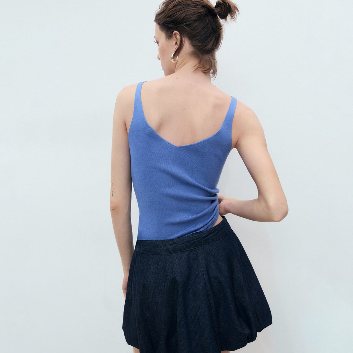 MANGO - Top esqueleto Mujer Sin mangas MANGO