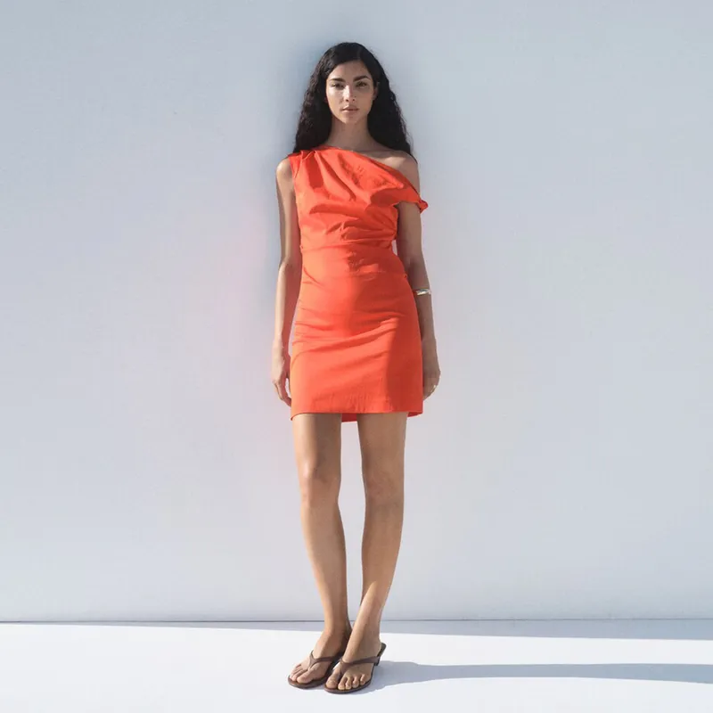 MANGO - Vestido Mujer Corto Casual MANGO