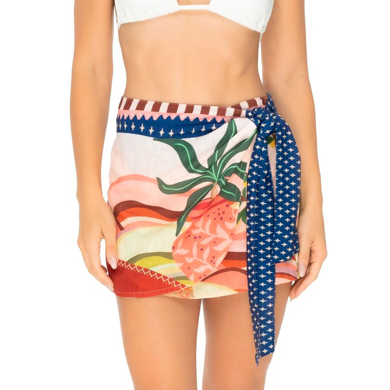 MILONGA - Salida de baño Falda Pareo Resort con estampado Dolce Vita Milonga 