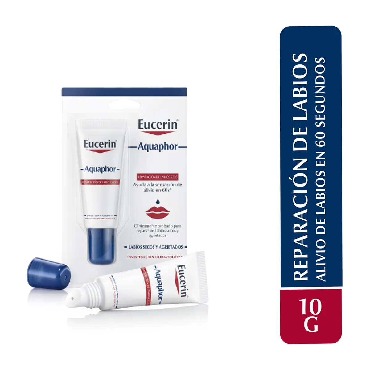 EUCERIN - Tratamiento labios Reparador De Labios SOS Aquaphor en Gel Eucerin 10 ml