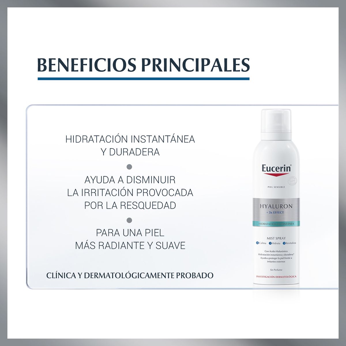 EUCERIN - Tratamiento antiedad Mist Spray Facial Hyaluron Con Ácido Hialurónico Eucerin Para Todo tipo de piel 150 ml